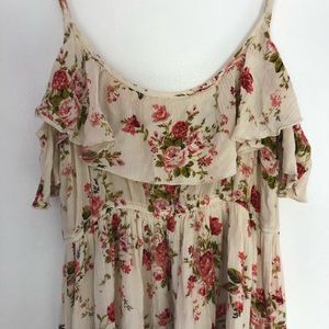 A&F Floral Off-The-Shoulder Dress